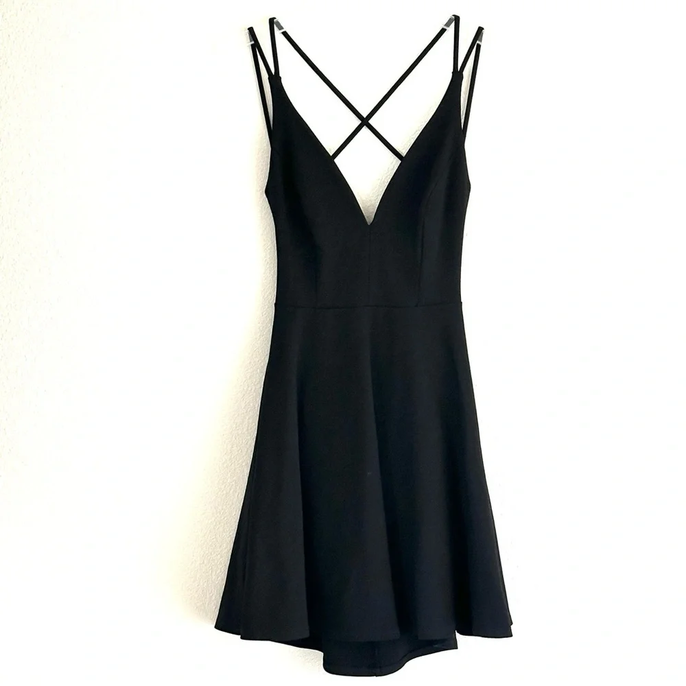 believe in love white backless skater dress Lulus Black Strappy %0D%0AColor%20may%20vary%20due%20to%20lighting%20on%20images BESTSELLER miami bachelorette party | My Actual Bust is:32